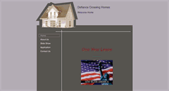 Desktop Screenshot of defiancecrossinghomes.com